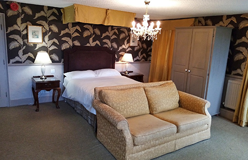 accommodation for staff and guests in The Sibson Inn Hotel and hospitality venue